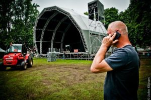ParkCity Live terrein in opbouw, Mainstage bijna klaar