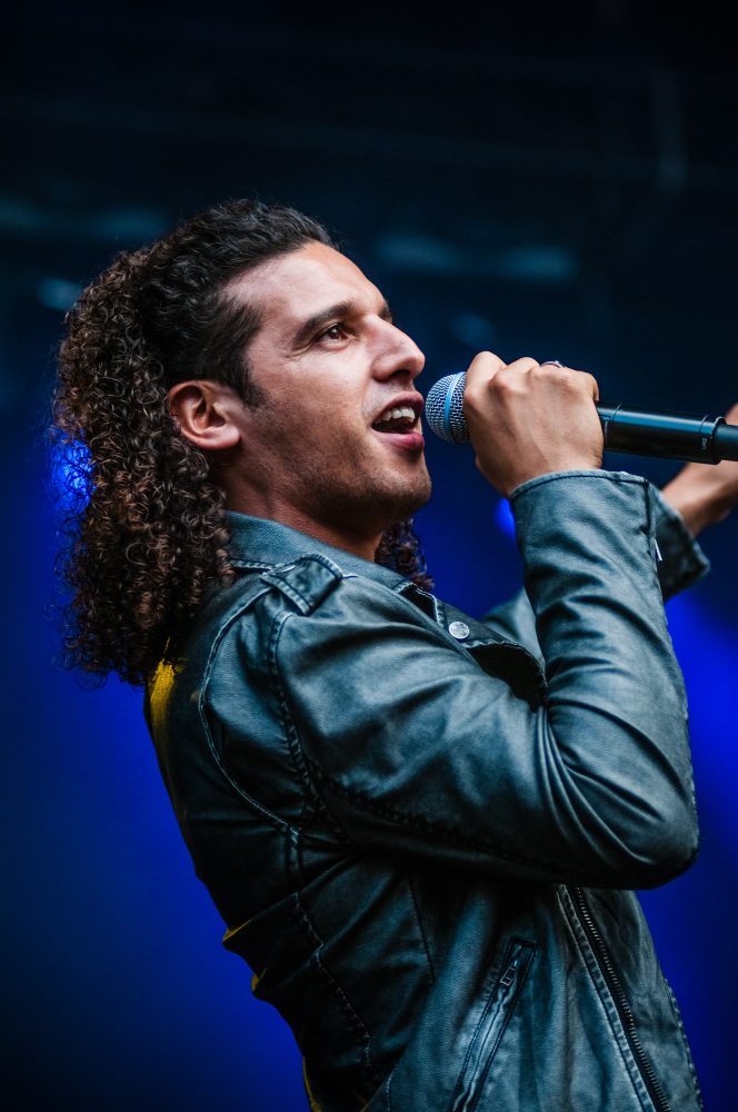 Ali-B (& Brownie Dutch, Yes-R en Daryll) live tijdens ParkCity Live, Heerlen 6-7-2014