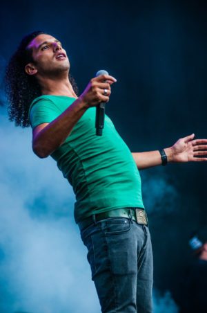 Ali-B (& Brownie Dutch, Yes-R en Daryll) live tijdens ParkCity Live, Heerlen 6-7-2014