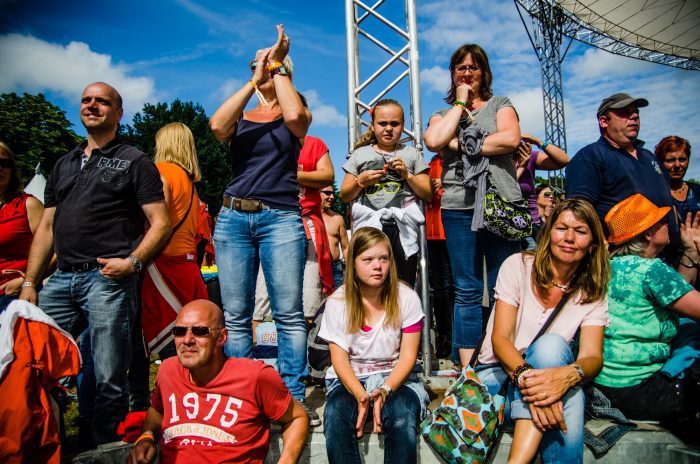 Publiek tijdens ParkCity Live, Heerlen 5 juli 2014