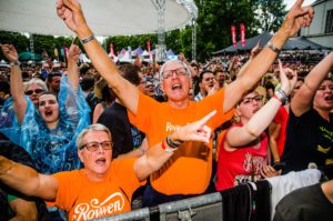 Publiek tijdens ParkCity Live, Heerlen 6 juli 2014