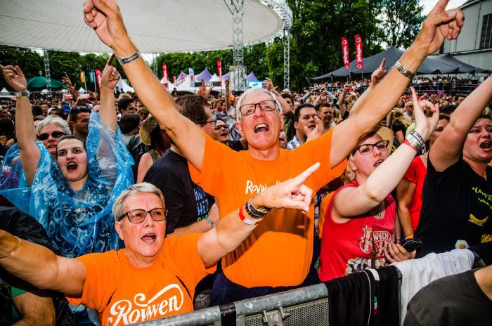 Publiek tijdens ParkCity Live, Heerlen 6 juli 2014