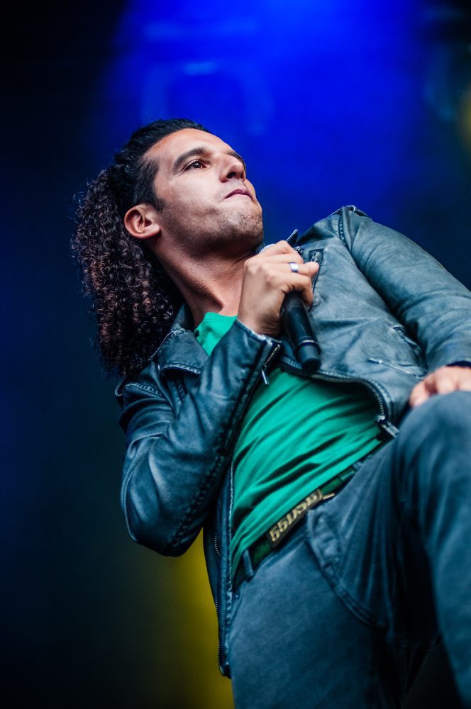 Ali-B (& Brownie Dutch, Yes-R en Daryll) live tijdens ParkCity Live, Heerlen 6-7-2014