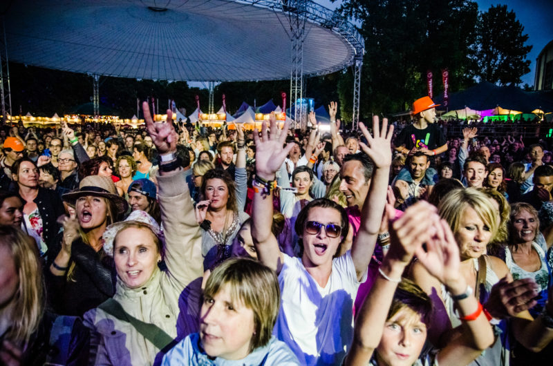 Publiek bij Memphis Maniacs tijdens ParkCity Live, Heerlen 6-7-2014