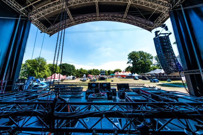 Opbouw van het ParkCity Live terrein, 7-7-2017