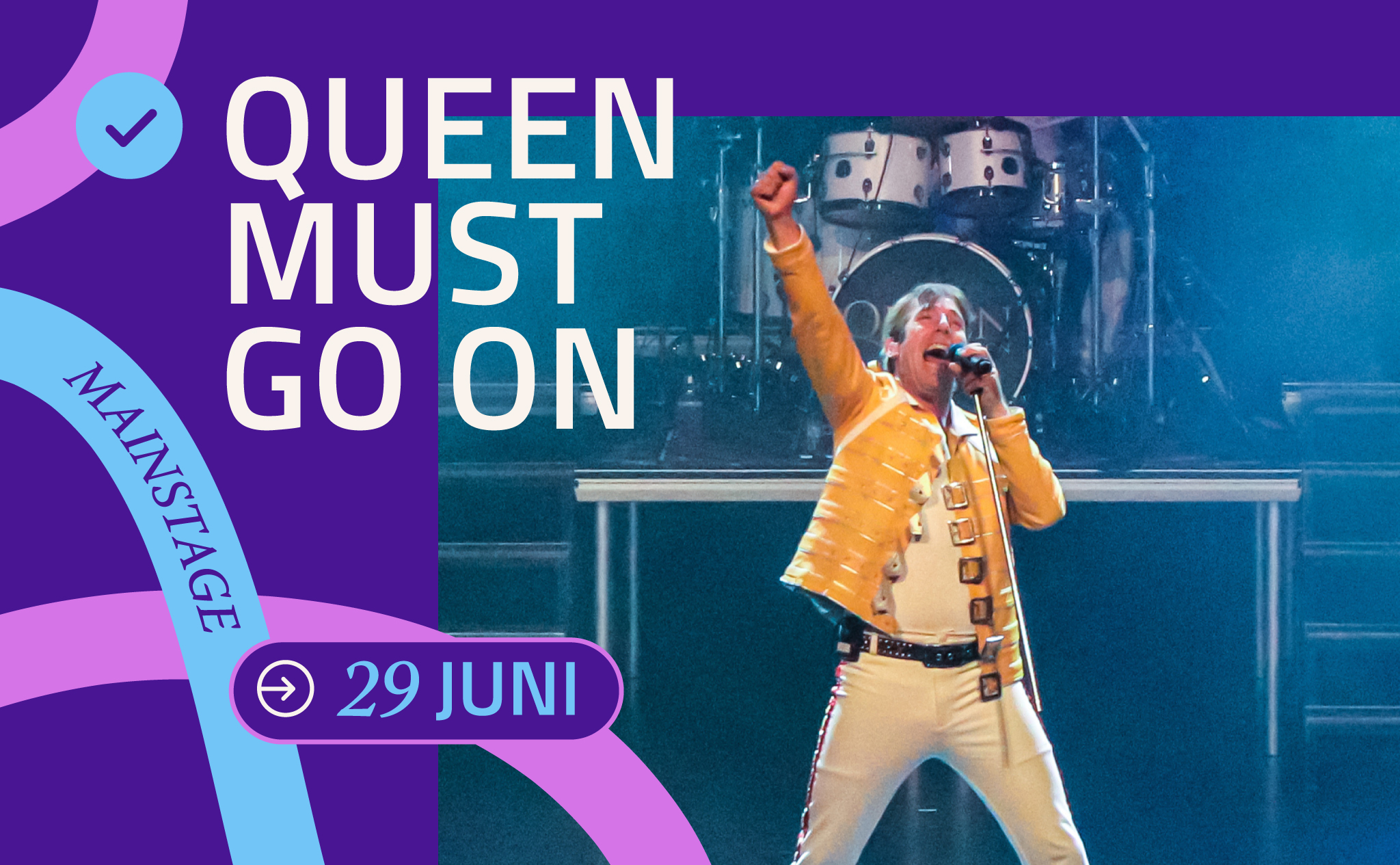 Queen Must Go On speelt zondag live op ParkCity Live 2024