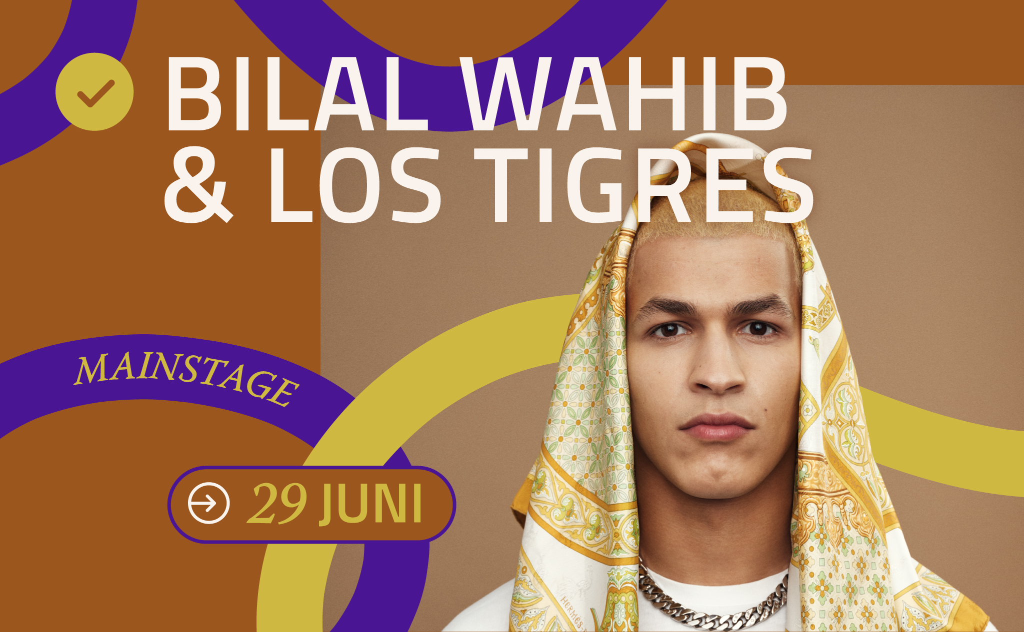 Bilal Wahib & Los Tigres speelt zaterdag live op ParkCity Live 2024